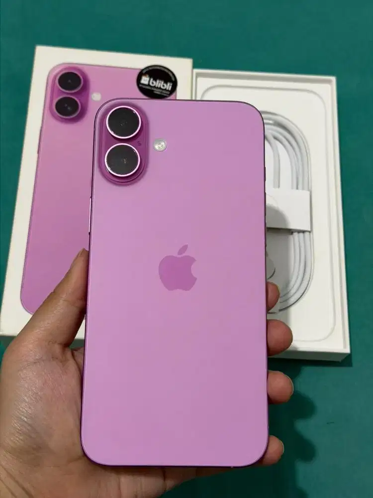 Dijual iPhone 16 Plus 256GB Pink