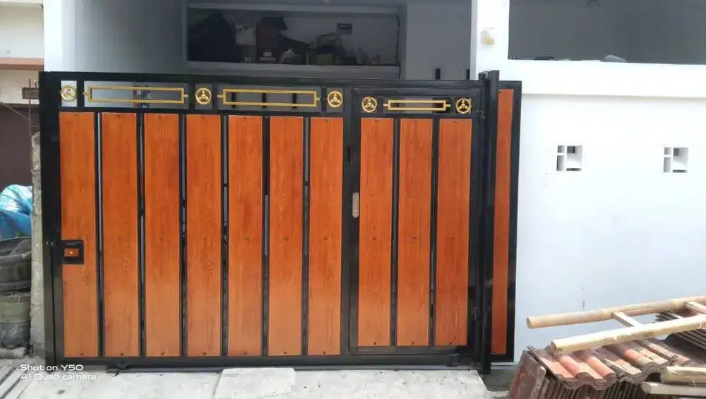 pintu pagar minimalis grc