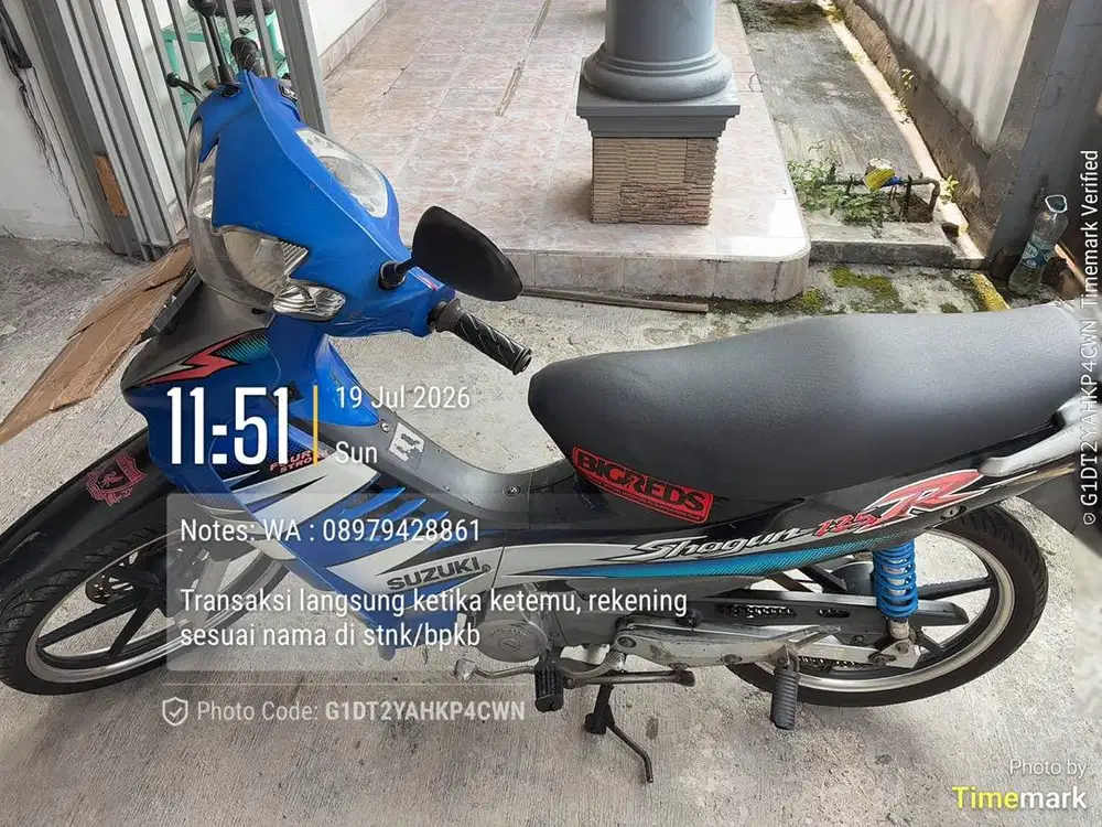 Second Motor Suzuki Shogun 125R/ motor bekas preloved kota bogor tua