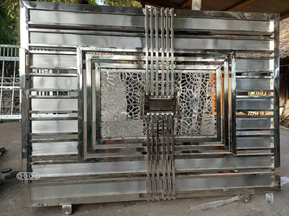 pagar dorong minimalis