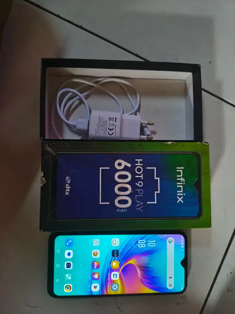Infinix hot 9 play 4/64 fullset