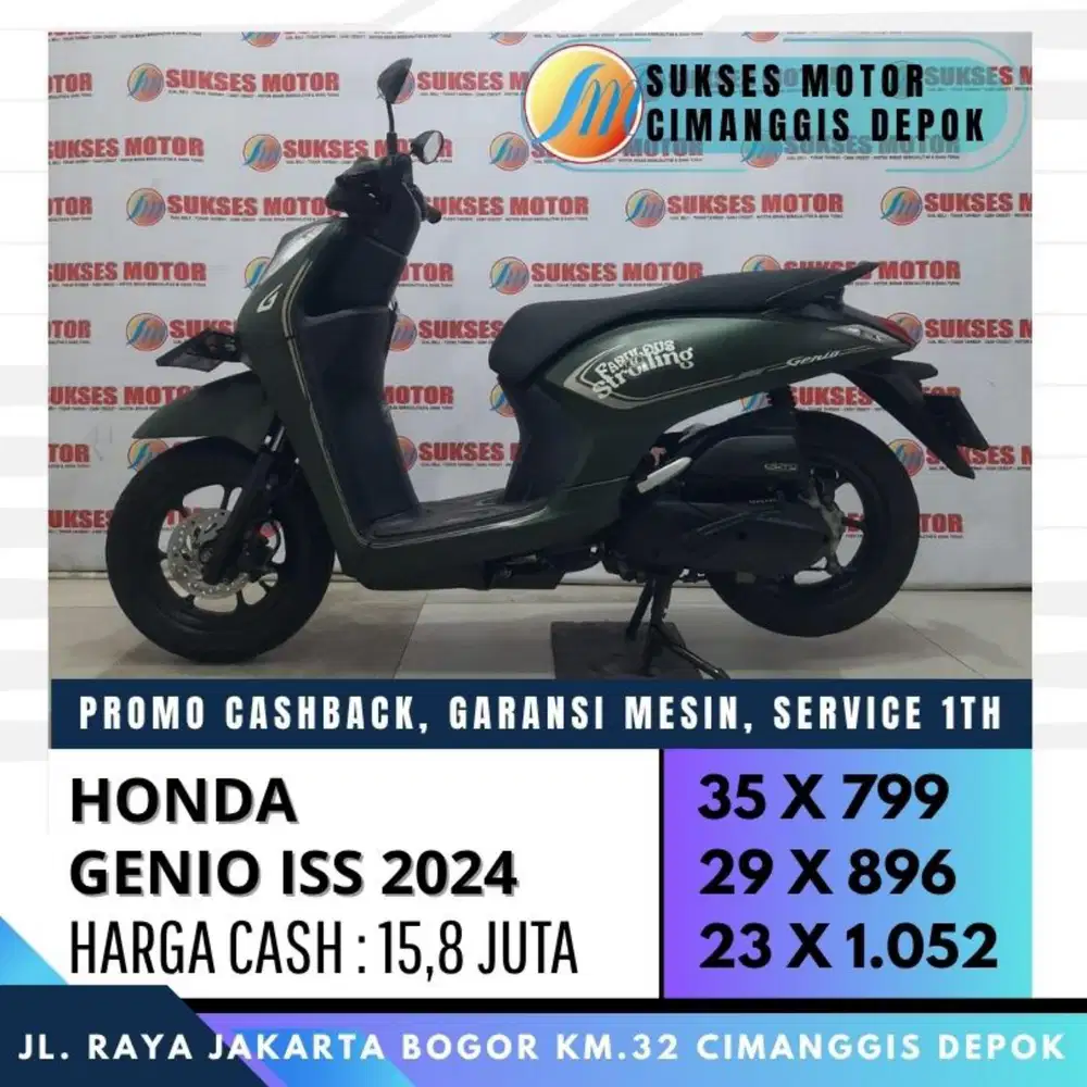 DP 700 GENIO ISS 2024 MULUS UNIT BERGARANSI FREE SERVICE 1TH