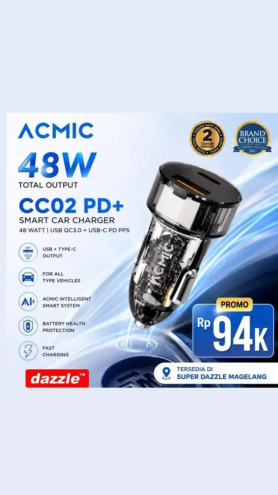 Saver acmic cc02pd + 48 watt type c &usb