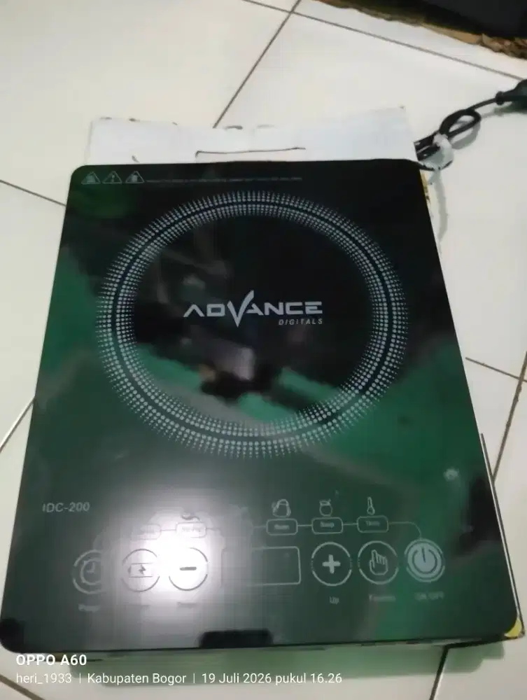 Kompor listrik advance