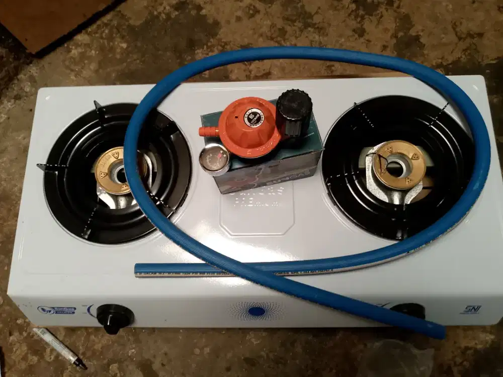 Di jual Kompor gas 2 tungku komplit sun gas