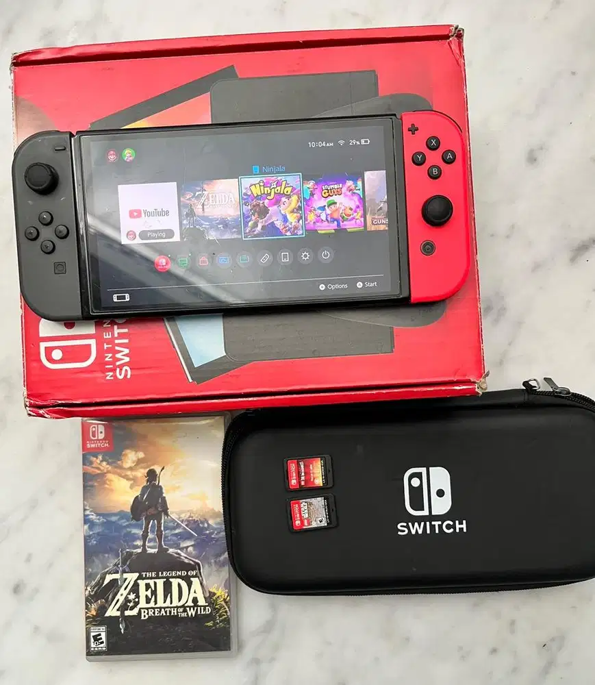 Nintendo switch oled ofw dan catridge