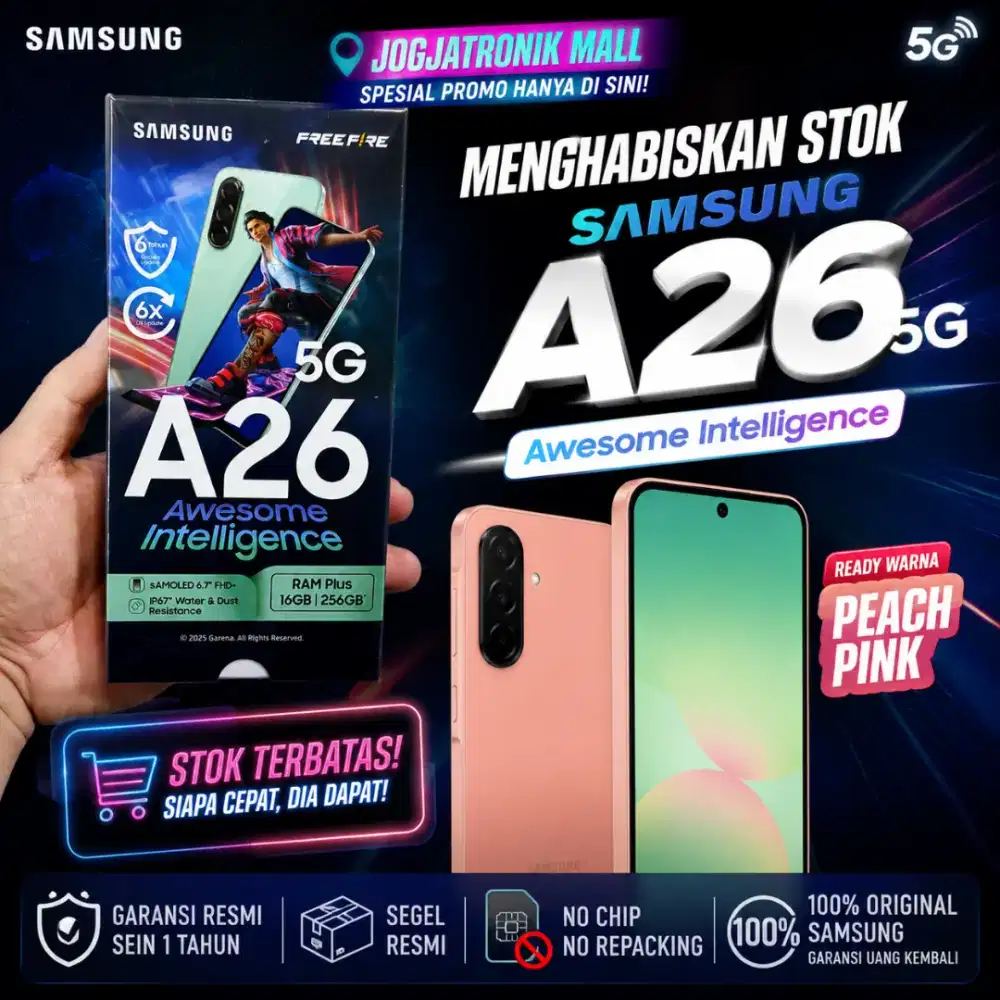 HABISKAN STOK SAMSUNG A26 5G - PEACH PINK