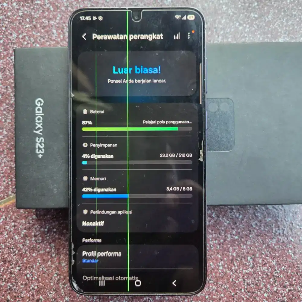 Samsung S23 Plus 12GB / 512 GB Bekas