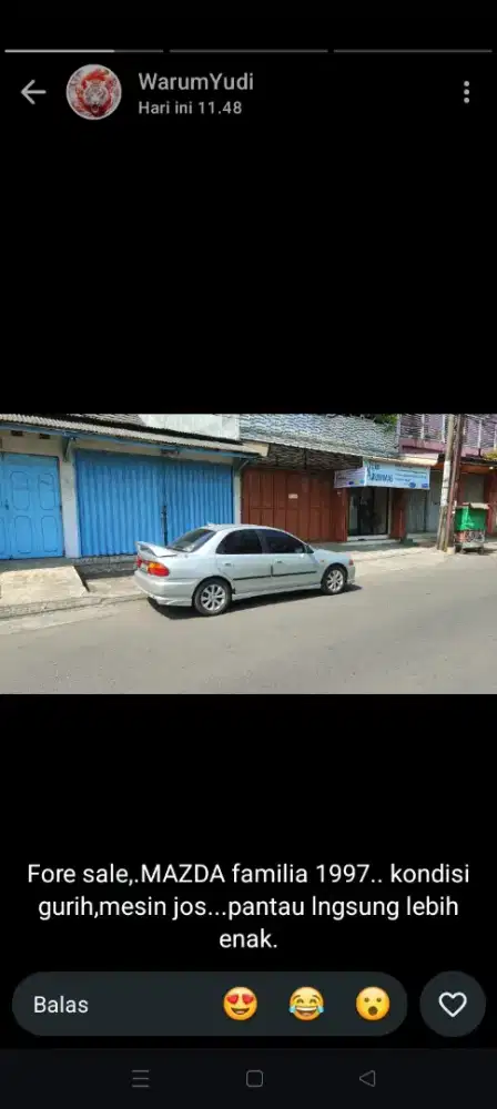Jual mobil Mazda familia 1997