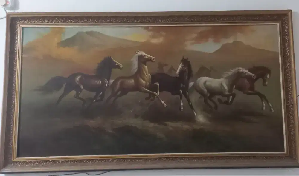 Lukisan kuda berlari
