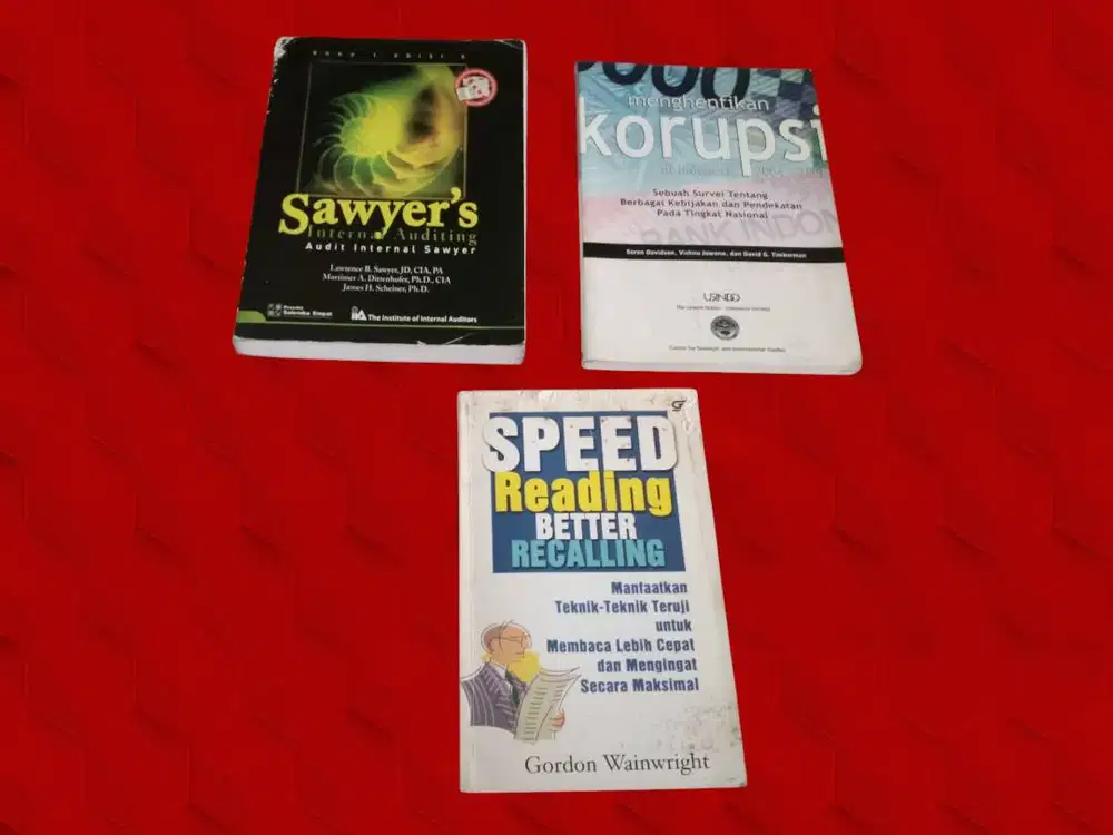 BORONG 3 BUKU BERKUALITAS Cocok untuk Auditor, Mahasiswa & Profesional