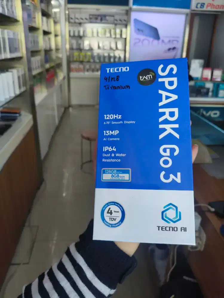 Techno Spark Go 3 4/64 BARU SEGEL GARANSI RESMI