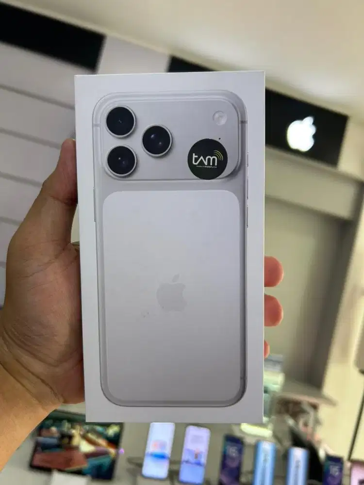 NEW IPHONE 17PROMAX 256GB SILVER GRS NASIONAL