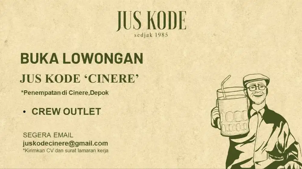Lowongan Kerja Crew Outlet