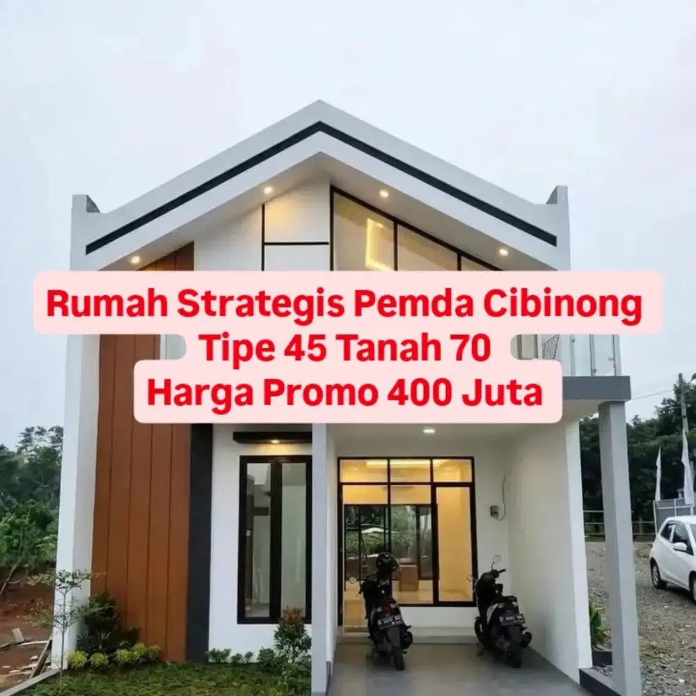 Rumah Terlaris Strategis Dekat Pemda Cibinong Tanah 70