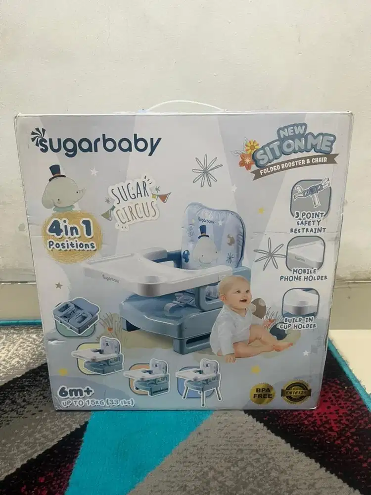 Sugar baby folded booster & chair