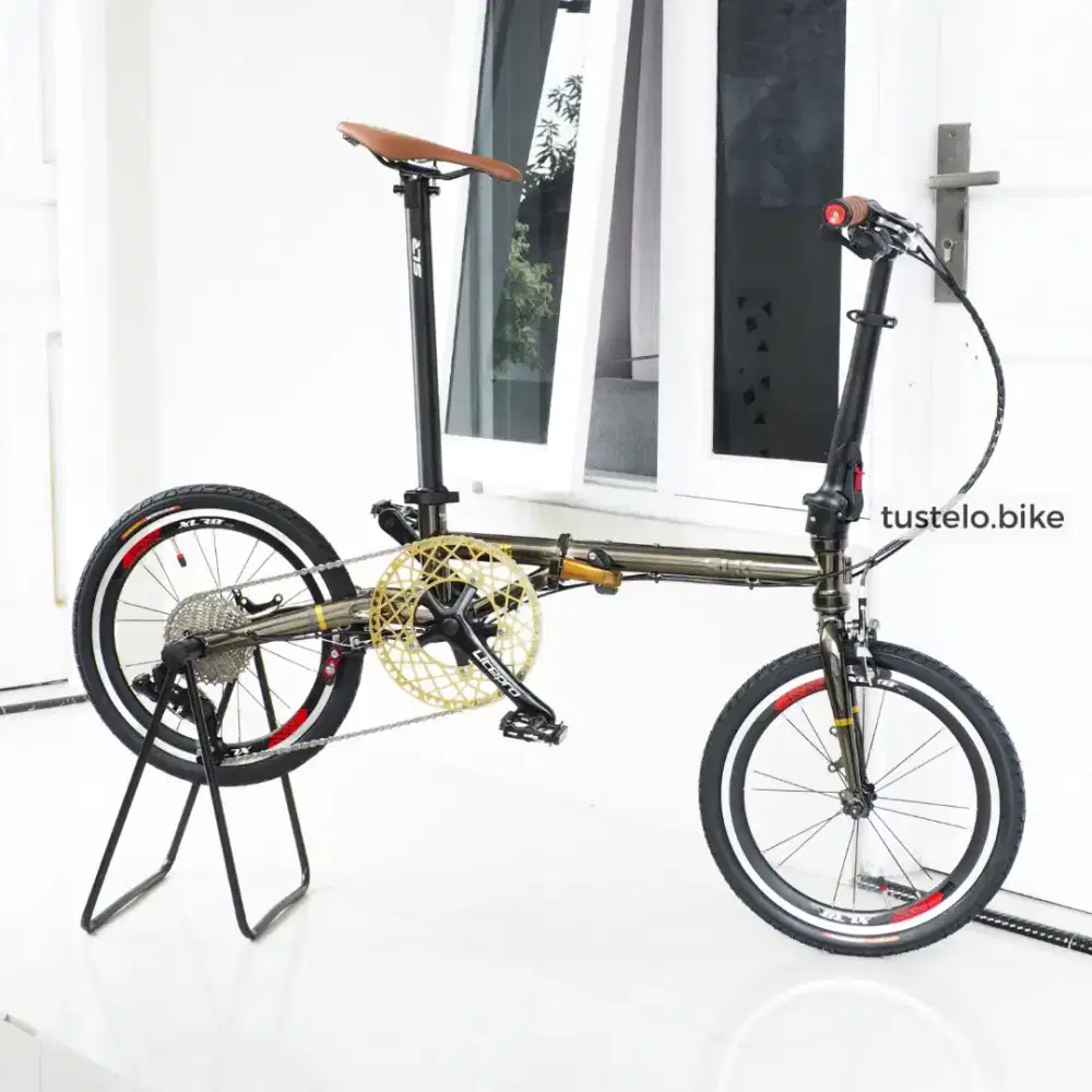 Sepeda Lipat 16+ SLK Smith U-Brake 10 Speed Seli 16 Plus