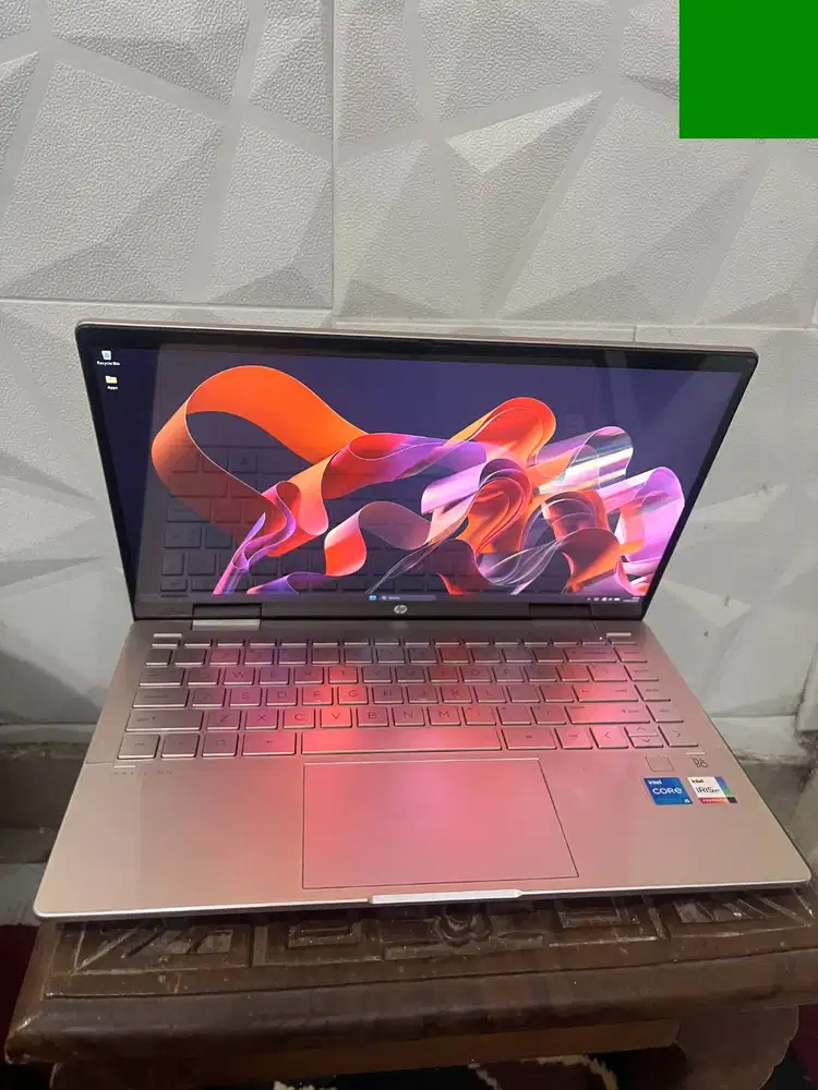 Mulus! HP Pavilion x360 14 i5-1335U RAM 16GB SSD 512GB Rose Gold