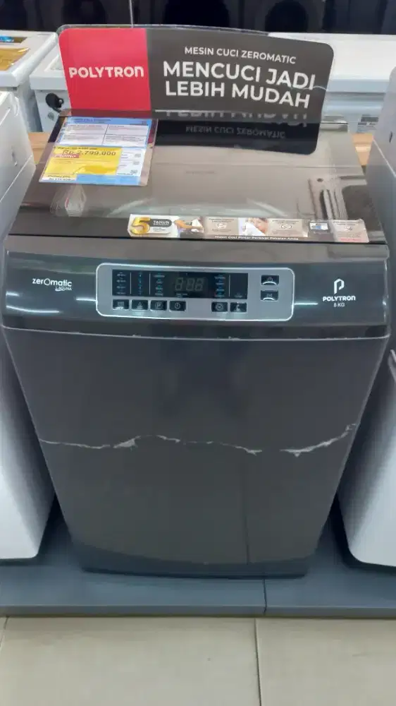PROMO CICILAN BUNGA 0% HOME CREDIT ( MESIN CUCI POLYTRON 8 KG )