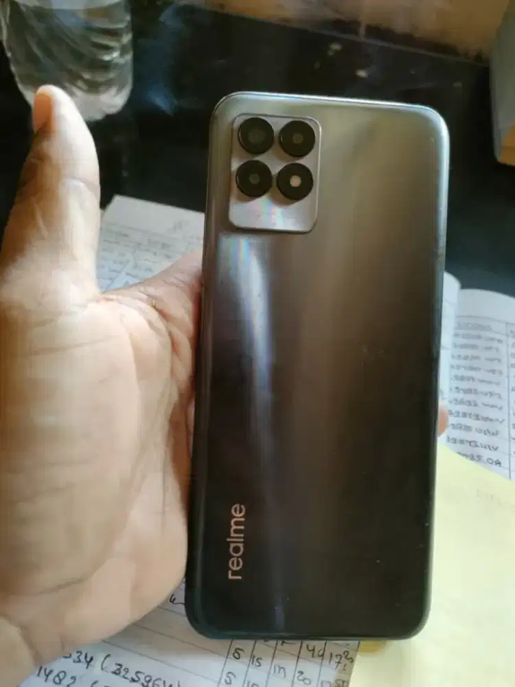 Jual Cepat BU malam ini Realme 8i 6+6/128GB Lengkap,siap pakai