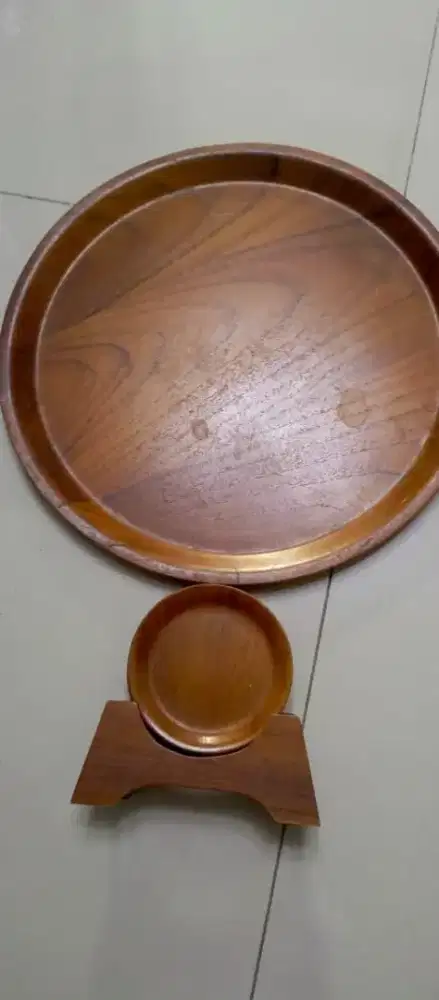 Talam plus tatakan kayu serat