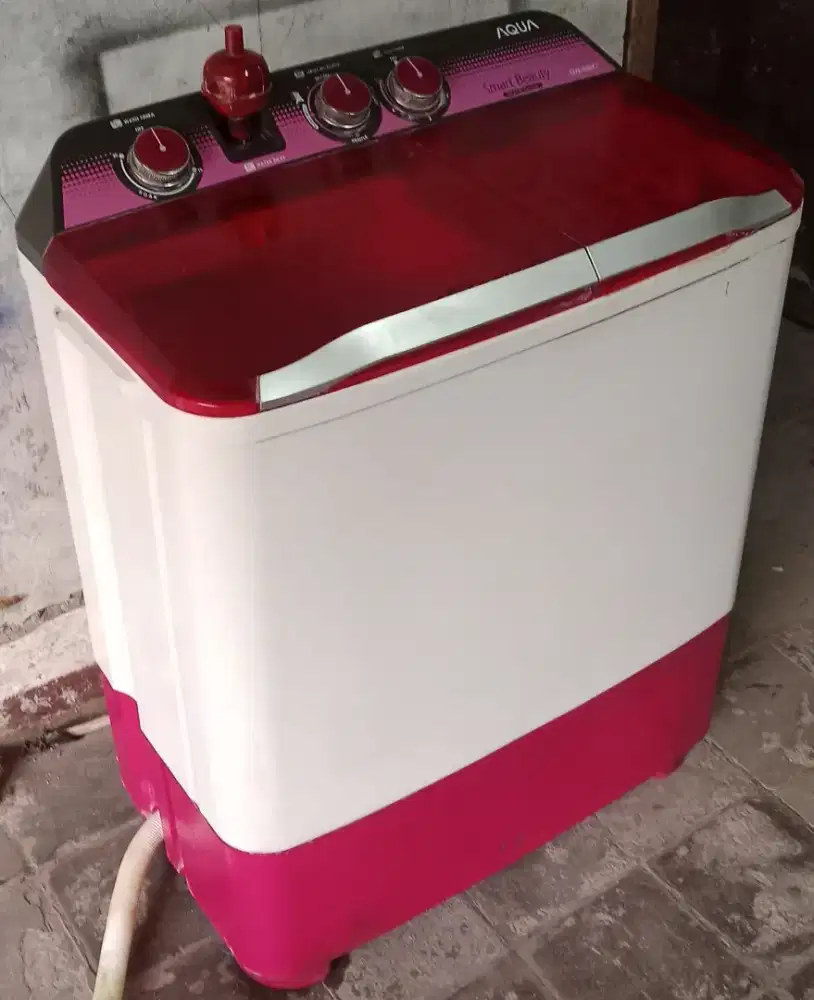 Dijual mesin cuci aqua 8 kilo normal lokasi jak-sel lenteng