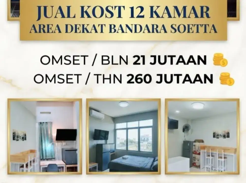 JUAL KOST KOSAN AREA DADAP KOSAMBI TANGERANG DEKAT BANDARA SOETTA
