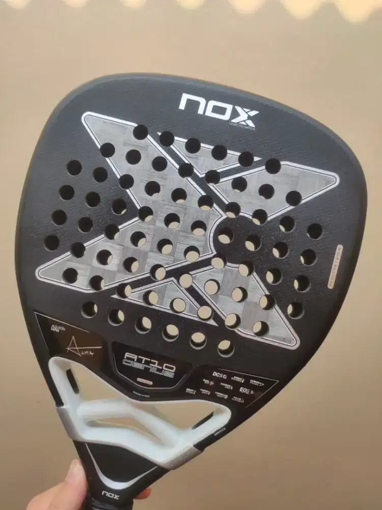 Raket Padel Second Nox AT10 Genius Attack 18K Alum 2026 Agustin Tapia