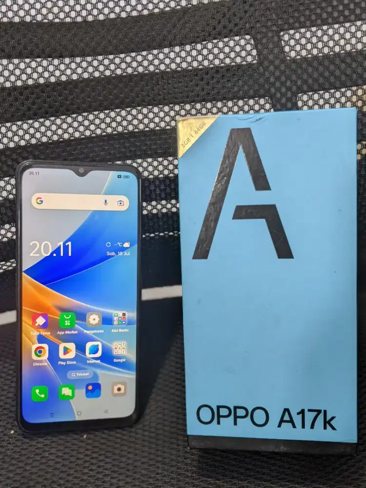 Oppo A17k Ram 3+4/64GB Hp Kotak No Minus NET pas