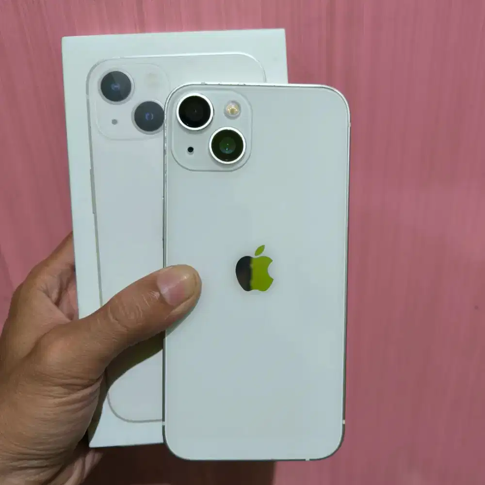 iPhone 13 128gb Starlight Resmi iBox Fullset