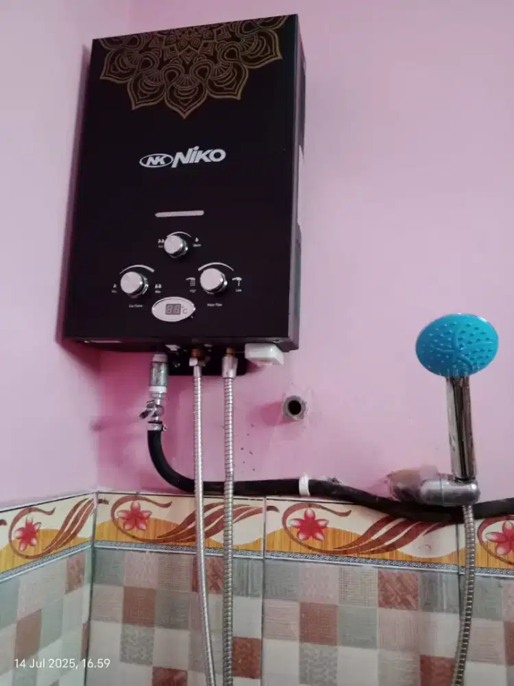 COD [] Water Heater Gas Merk Niko