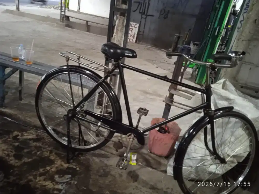 Sepeda ontel siap pakai