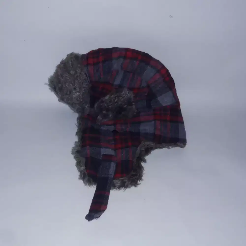 Topi Ushanka/Russian Hat Flannel