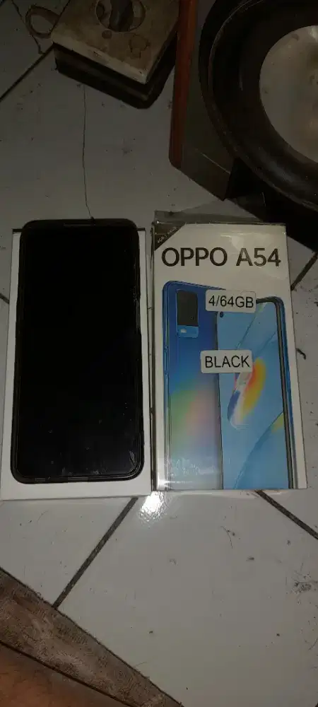 Kual hp oppo a54 mulus lengkap