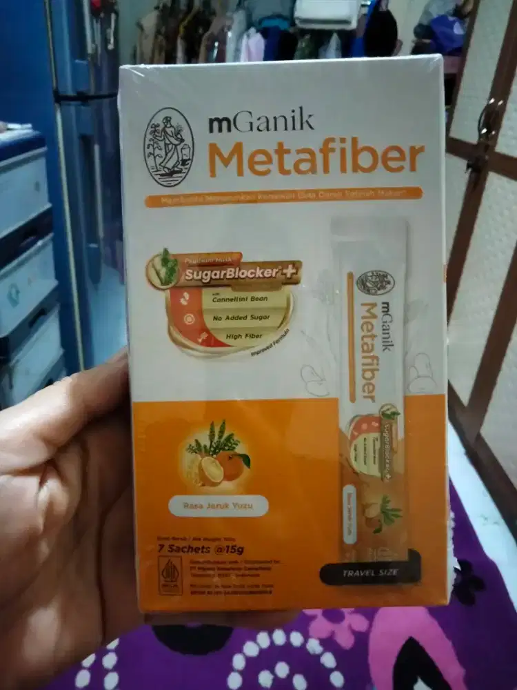 mGanik Metafiber Original 1 box isi 7 sachets