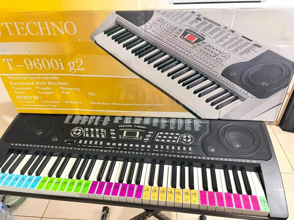 (BU)Keyboard Piano Techno Original | Kondisi Bagus | Normal Siap Pakai
