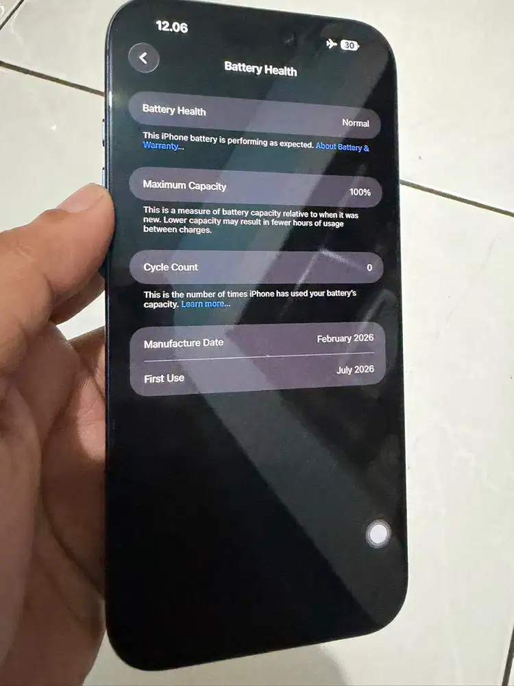 iPhone 17 Pro Max  Deep Blue 256GB SU LL/A Wifi Only