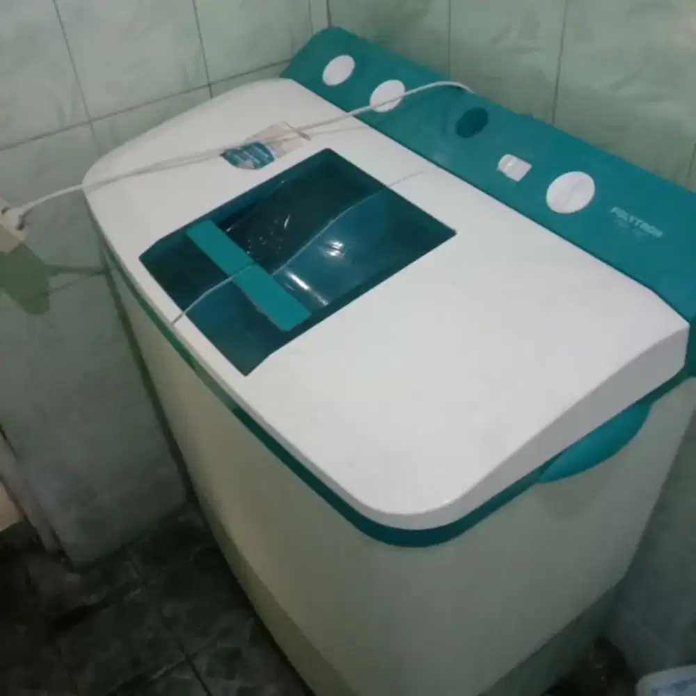 Mesin Cuci Polytron 9kg 2 Tabung