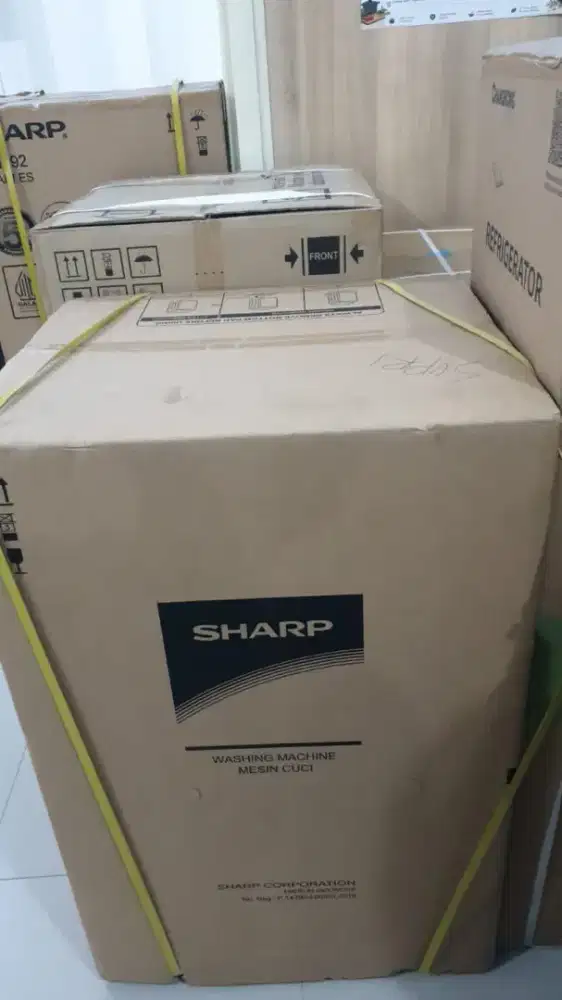 Mesin Cuci Sharp ES-M8000P-GG 8KG 1 Tabung
