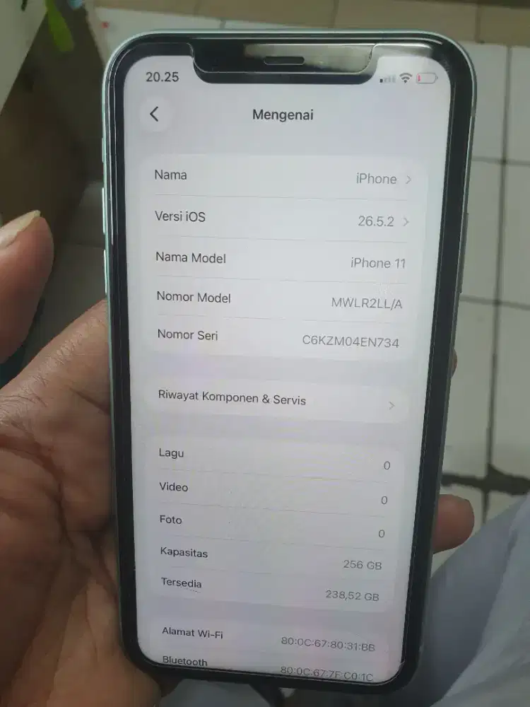 Iphone 11 256gb batangan