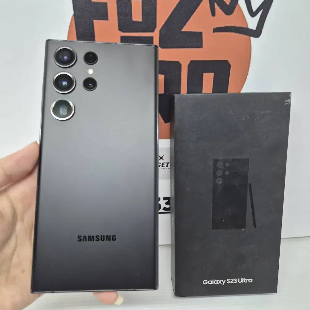 Samsung S23 Ultra Black 12/512GB FULLSET Mulus No Minus Ex Sein