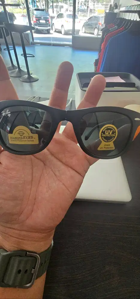 Kacamata Lipat Rayban baru