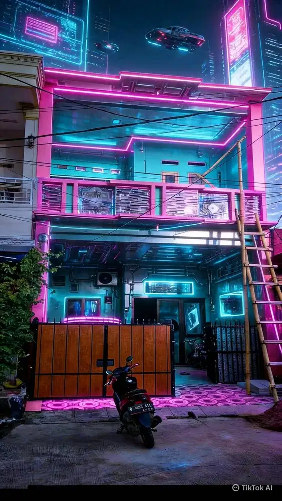 RUMAH DUA LANTAI SIAP HUNI ADA BALKON NYA