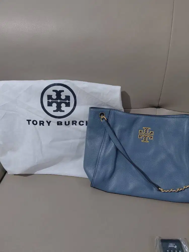 Tas TB chain tote bag warna biru