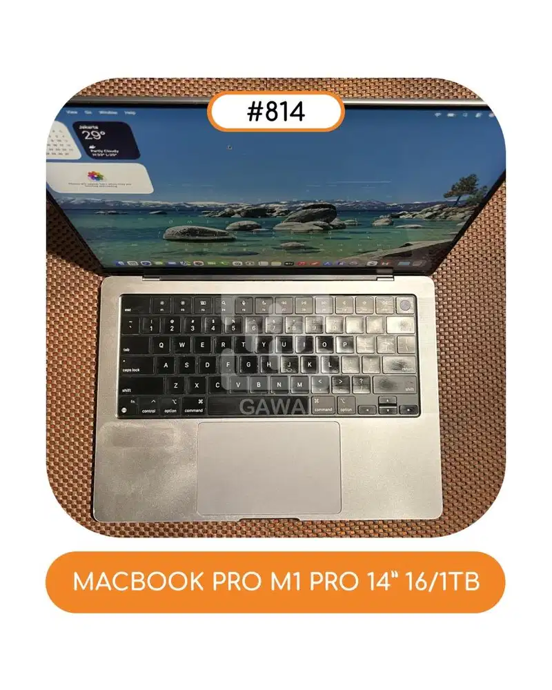 #814 Macbook Pro M1 Pro 14 Gray 16/1TB BH 80%