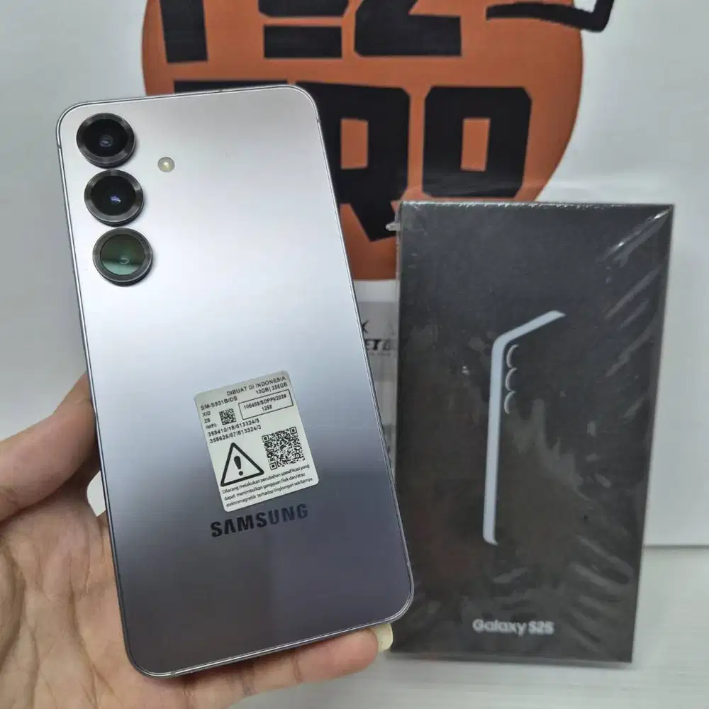 Samsung S25 Silver 12/256GB FULLSET Mulus No Minus Ex Sein