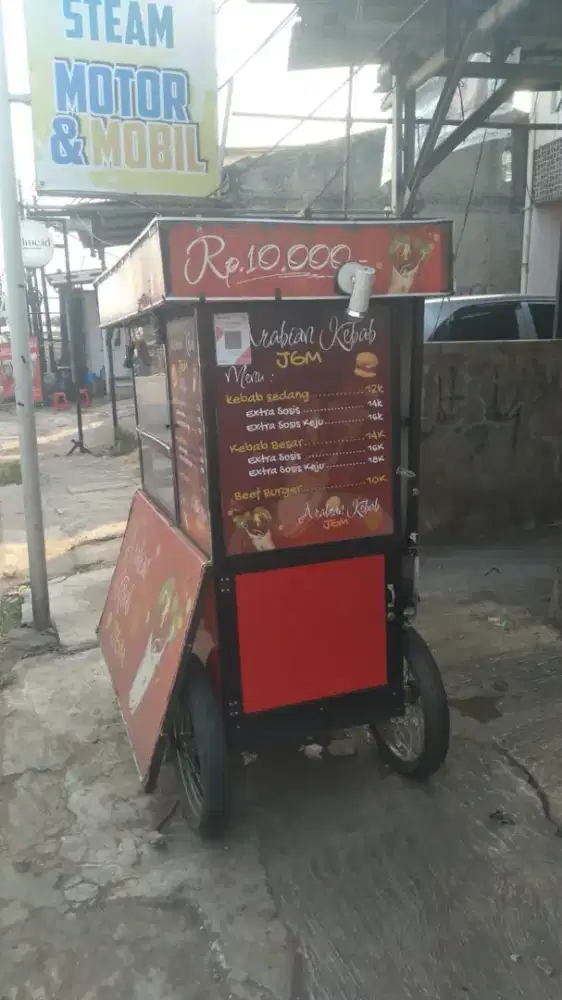 Gerobak kebab jual Cepat