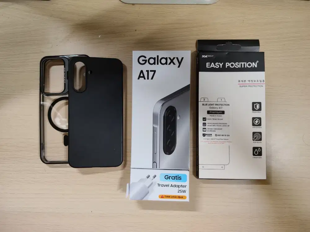 Samsung Galaxy A17 LTE (4G) - 8/128 - Hitam - Garansi Resmi SEIN