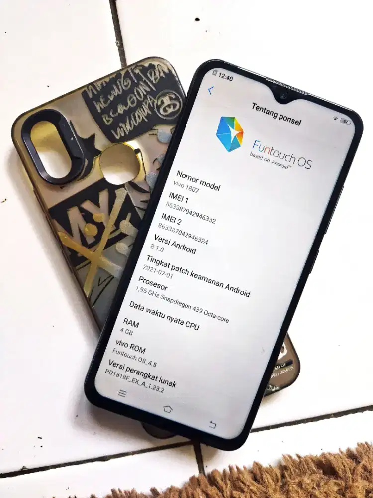 Vivo Y95 (4/64) Nominus Batangan Bonus SiliconCase.