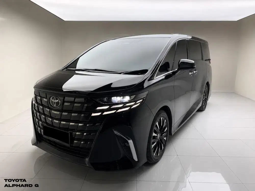 TOYOTA ALPHARD G 2024 BLACK ON BLACK